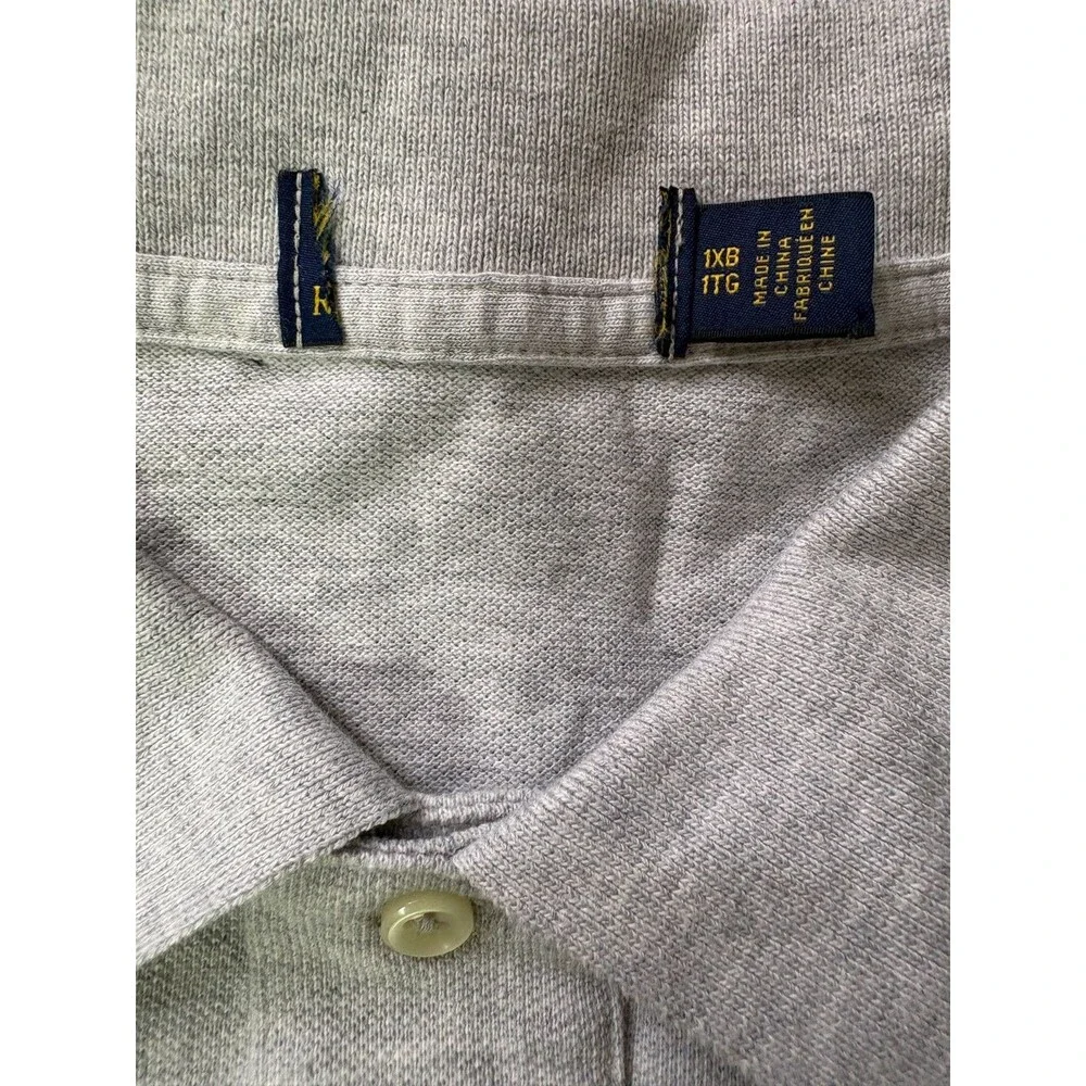 Polo Ralph Lauren Polo Shirt Mens 1XB Light Gray NEW W/O Tags